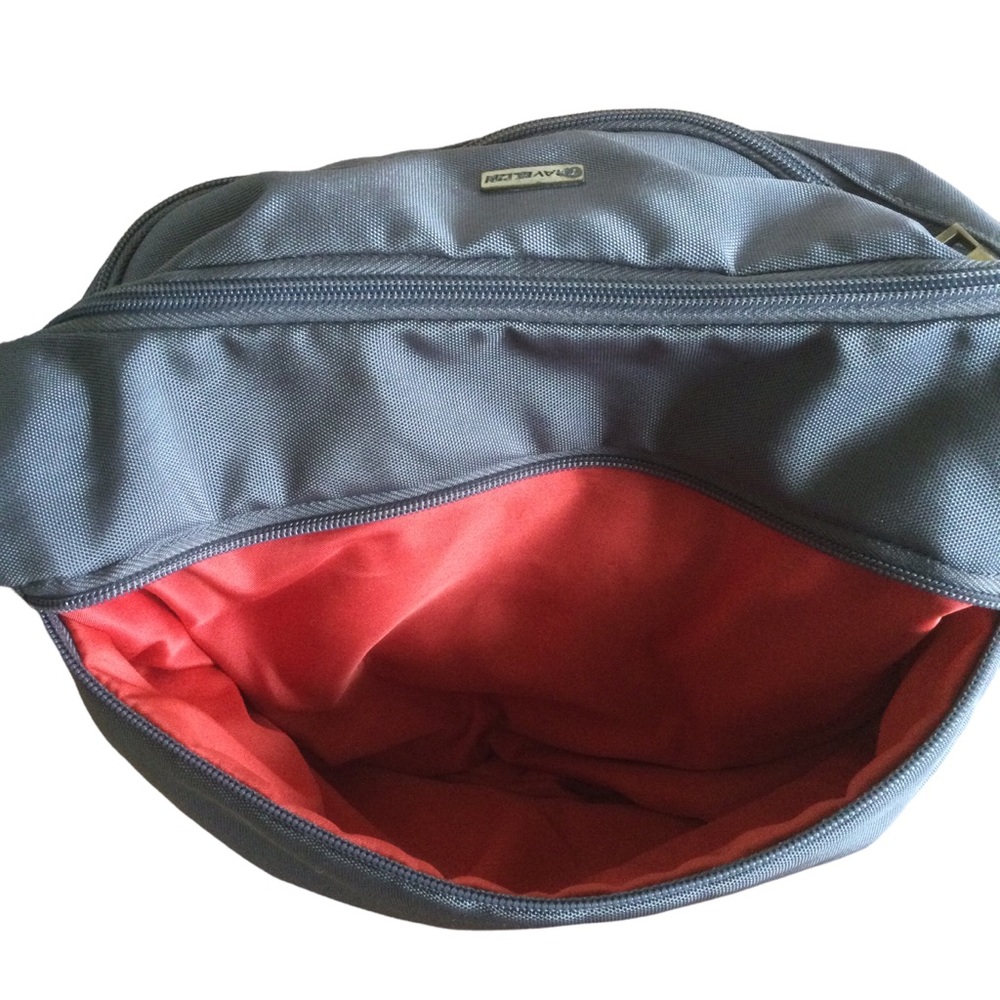 Travelon Gray Anti-Theft Nylon Crossbody Bag - Picture 12 of 16